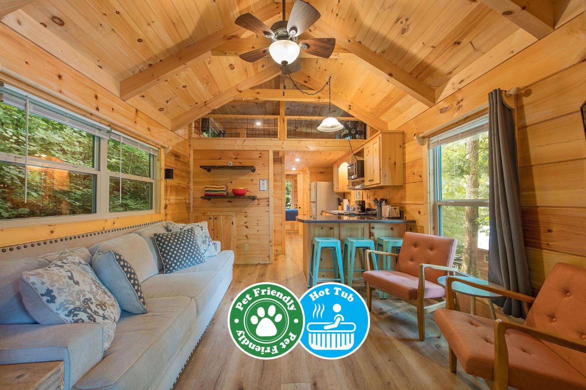 Ryon Tiny Home Cabin City-Side Rustic Retreat Chattanooga Ngoại thất bức ảnh
